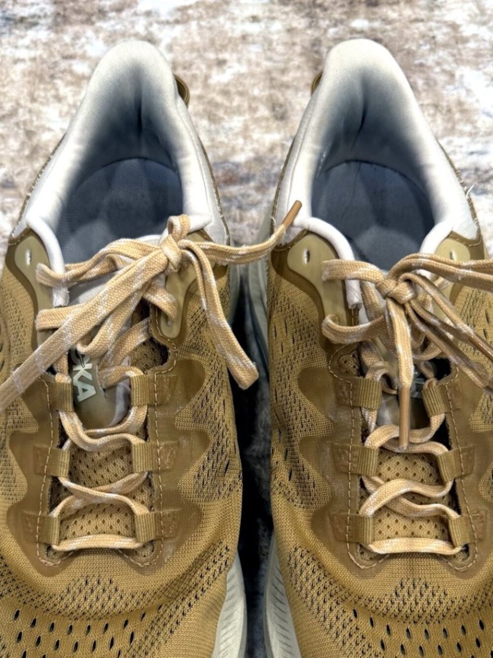 Hoka Men's Running Shoes – Tan, Size 10